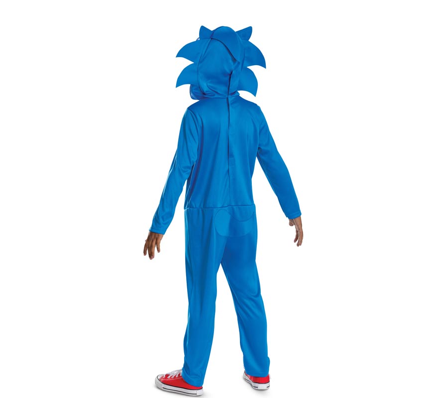 Fato de Sonic do filme Sonic 3 para crianças-B