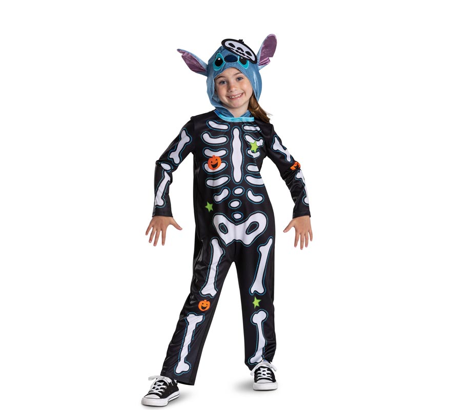 Lilo & Stitch Classic Skeleton Stitch Costume for Kids-B