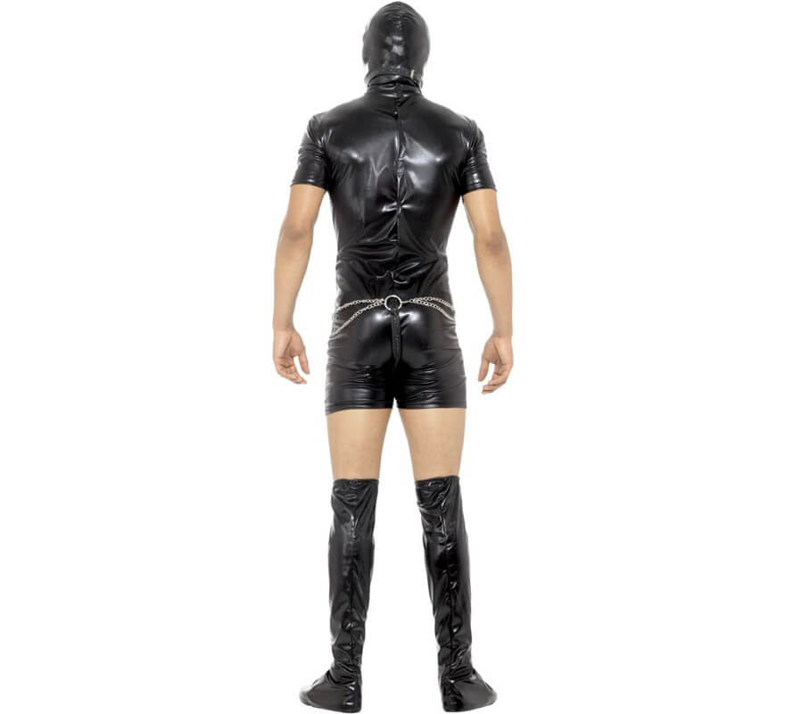Schwarzes devotes Kostüm für einen Mann-B