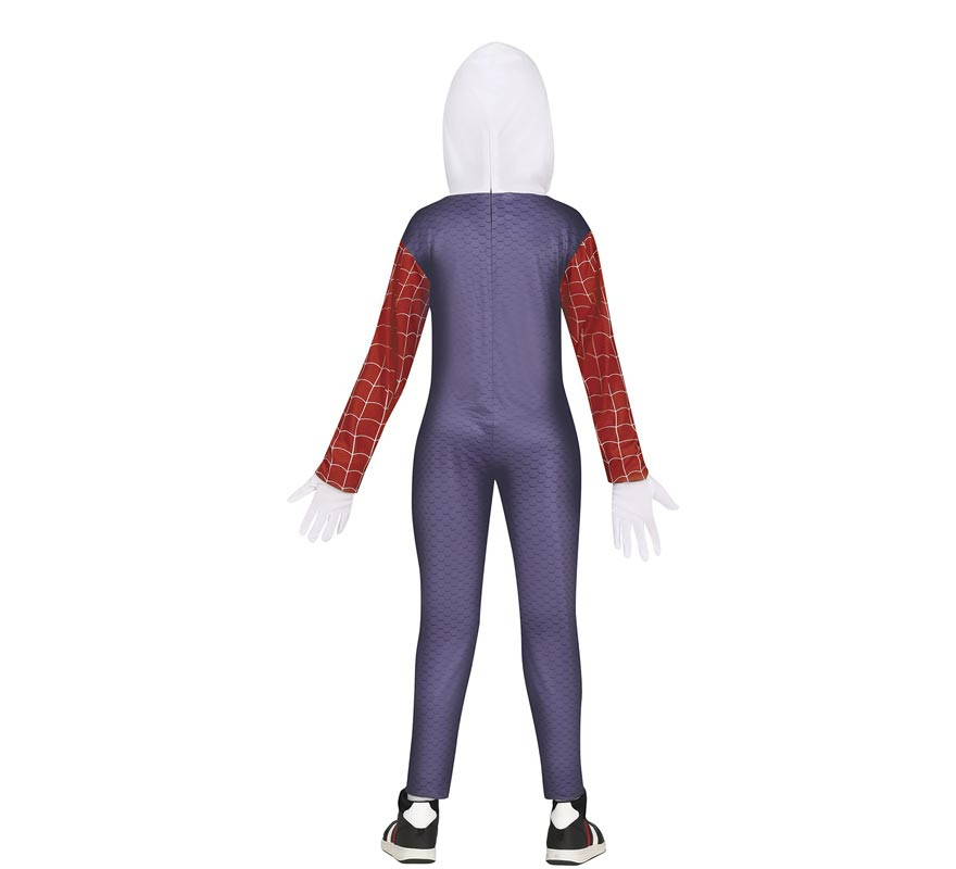 Superheldin - Kostüm mit Kapuze für Mädchen-B