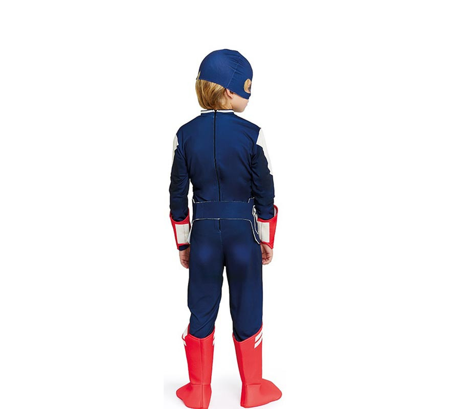 Costume da supereroe americano per bambino-B
