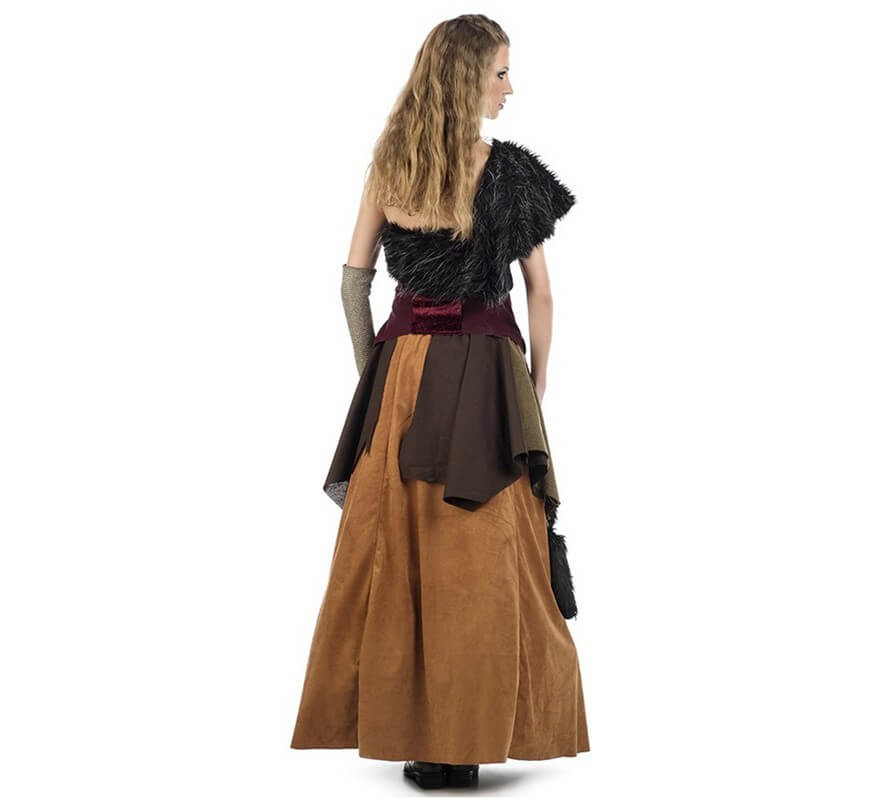 Disfraz de Tabernera Medieval Valeska para mujer-B