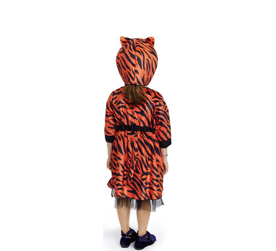 Tigress costume in dress with hat for girl-B