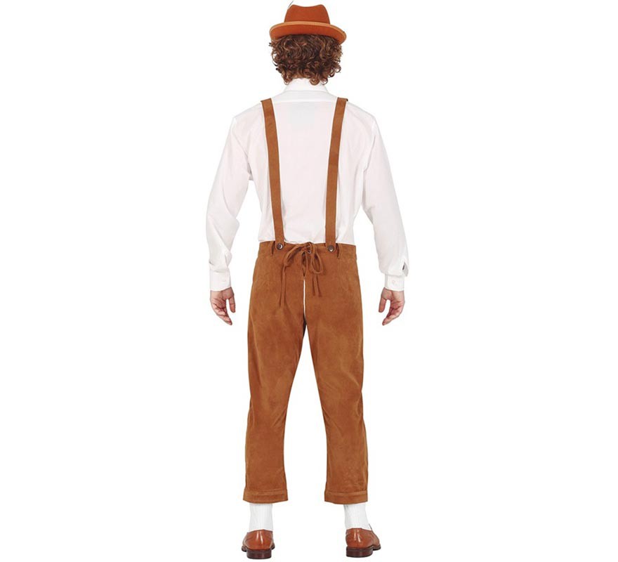 Disfraz de Tirolés marrón para hombre-B