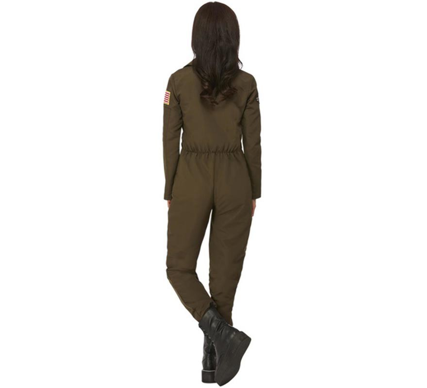 Costume Top Gun Maverick aviatrice femmes de fille-B
