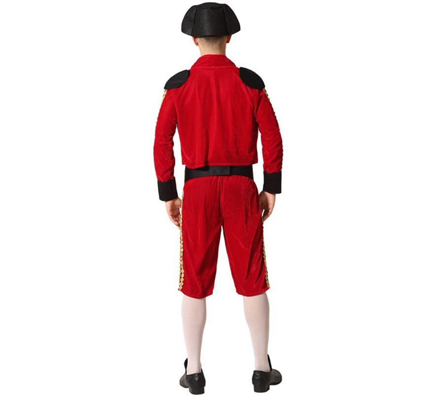 Disfraz de Torero Rojo para hombre-B