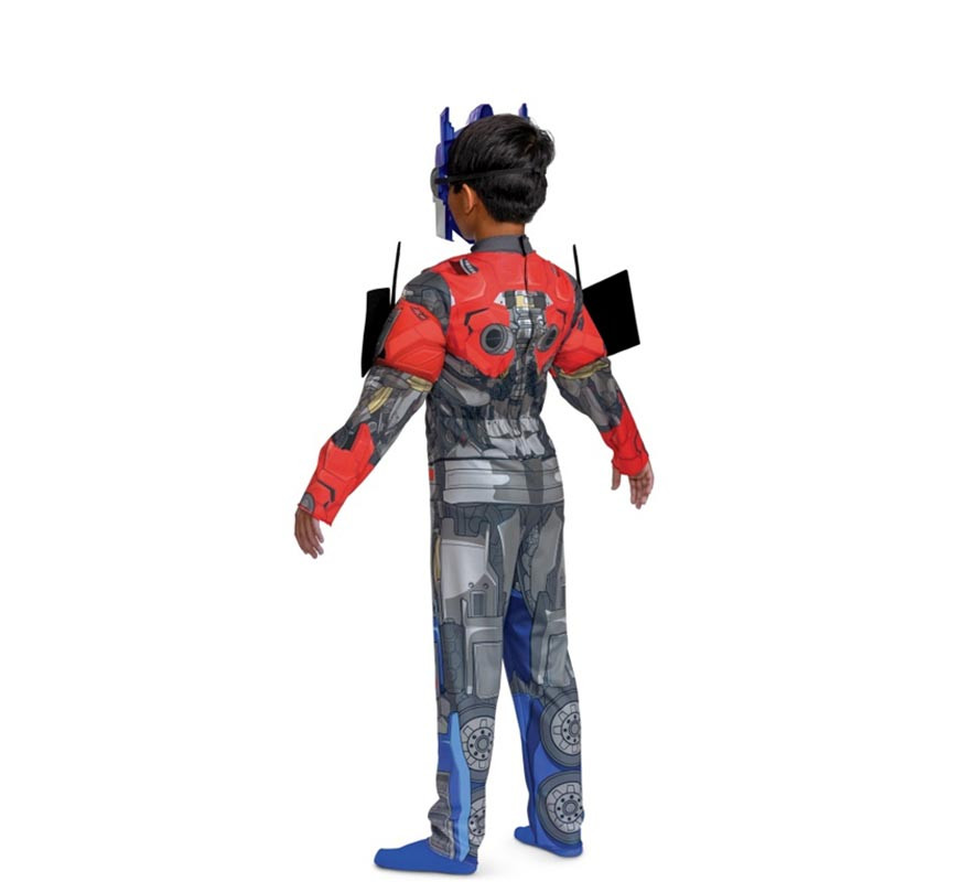 Disfraz de Transformers Optimus Prime Musculo Classic para niño-B
