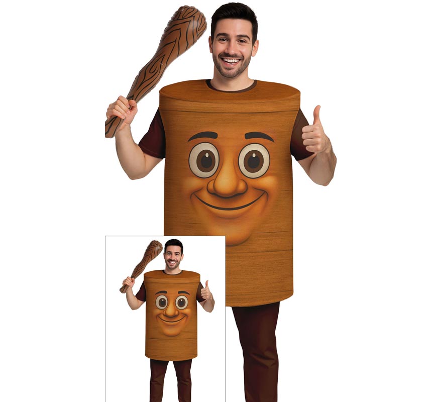 Disfraz de Tung Tung Sahur para hombre-B