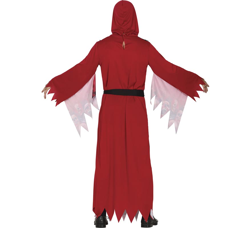 Men's Red Grim Reaper Robe Costume-B