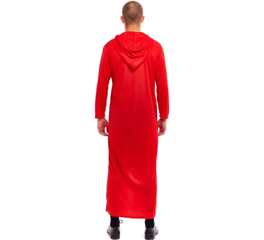 Fato de túnica vermelha para homem-B
