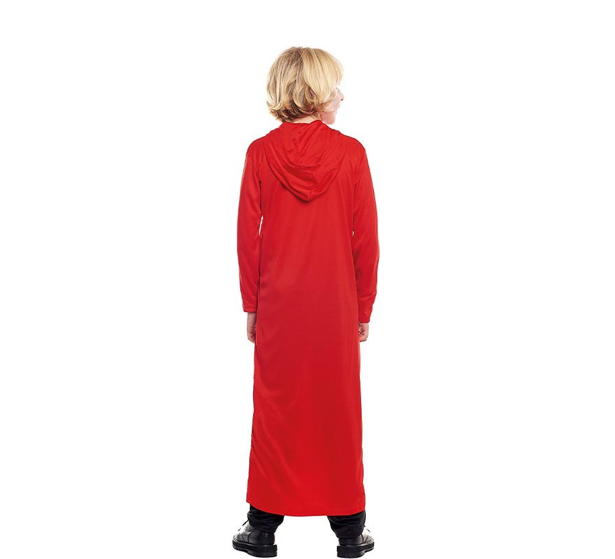 Costume tunica rossa per bambini-B