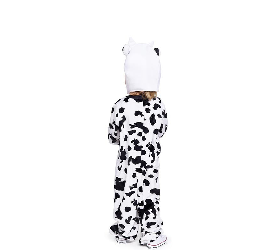 Couverture à Capuche Pour Enfants Imprimée Vache - Flanelle Douce, Avec Poches, Tailles S/M/L