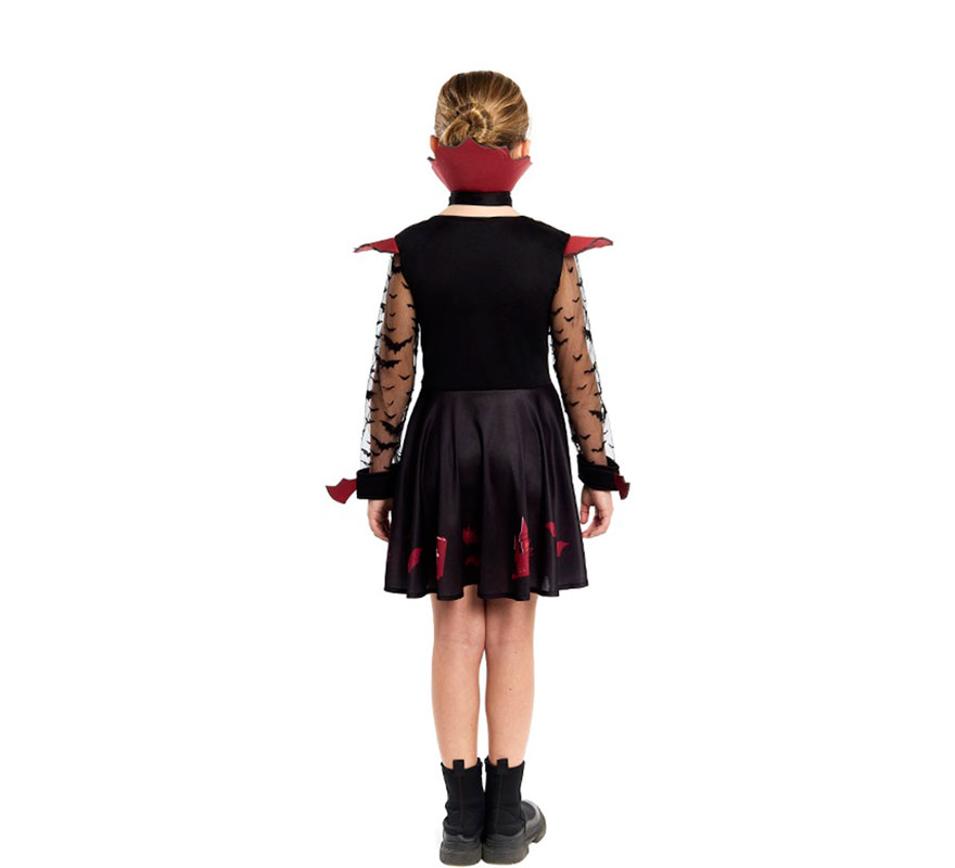 Elegant Vampiress Costume for Girls-B