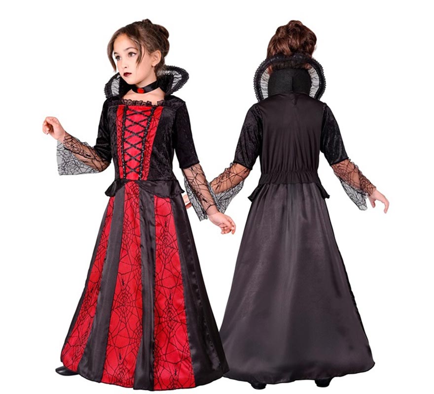 Disfraz de Vampiresa Elegante para niña-B