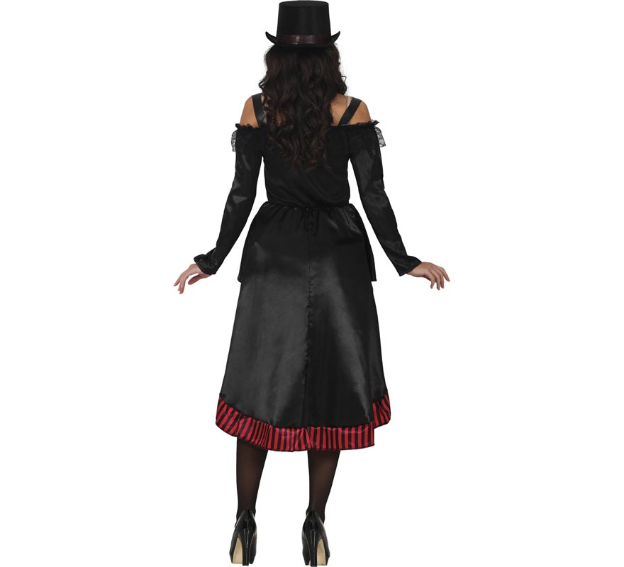 Steampunk Gothic Vampiress Costume for Women-B