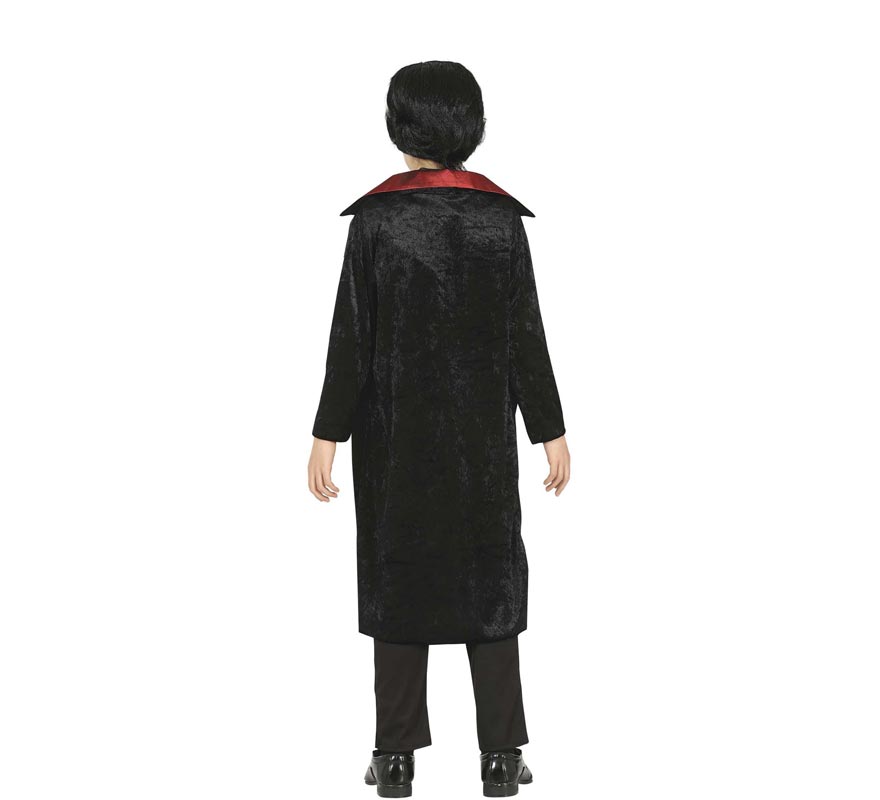 Costume Da Vampiro Per Bambino Con Mantello, Tatuaggi, Dentiera E Corna - Set Halloween DERAYEE