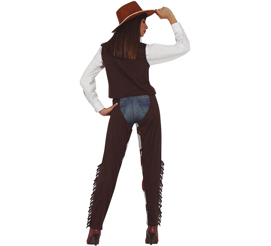 Volverse Referéndum acumular Disfraz de Vaquera Cowboy para mujer