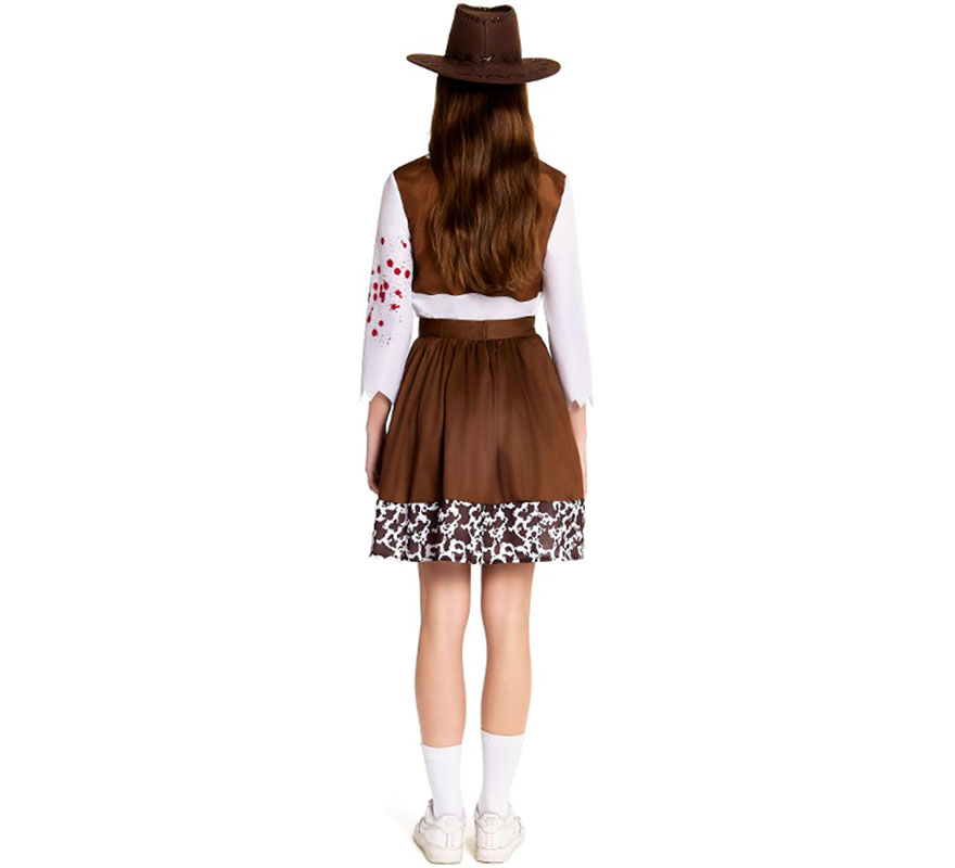 Zombie Cowgirl Costume for Women-B
