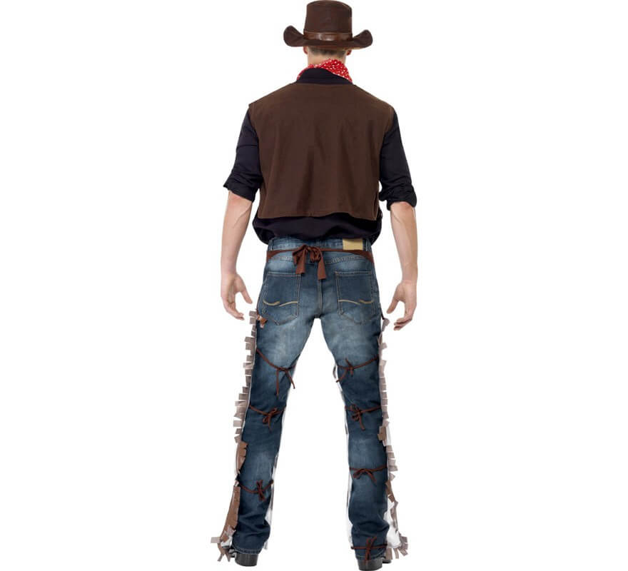 Brown Cowboy Kostüm für Herren-B