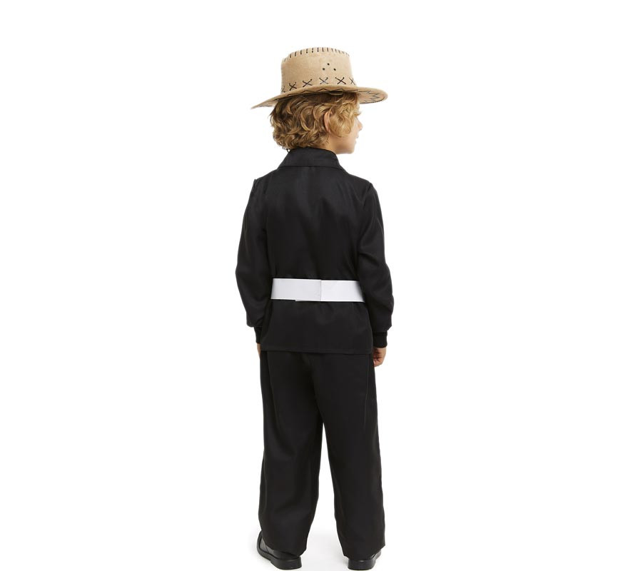 Black and white Old West Cowboy costume for children-B