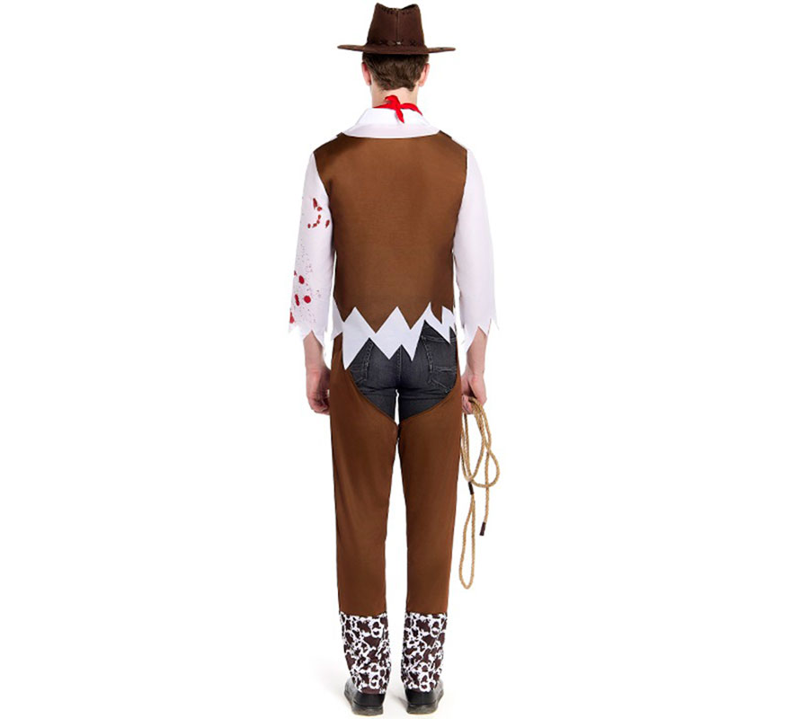 Zombie Cowboy Costume for Men-B Zombie Cowboy Costume for Men-B