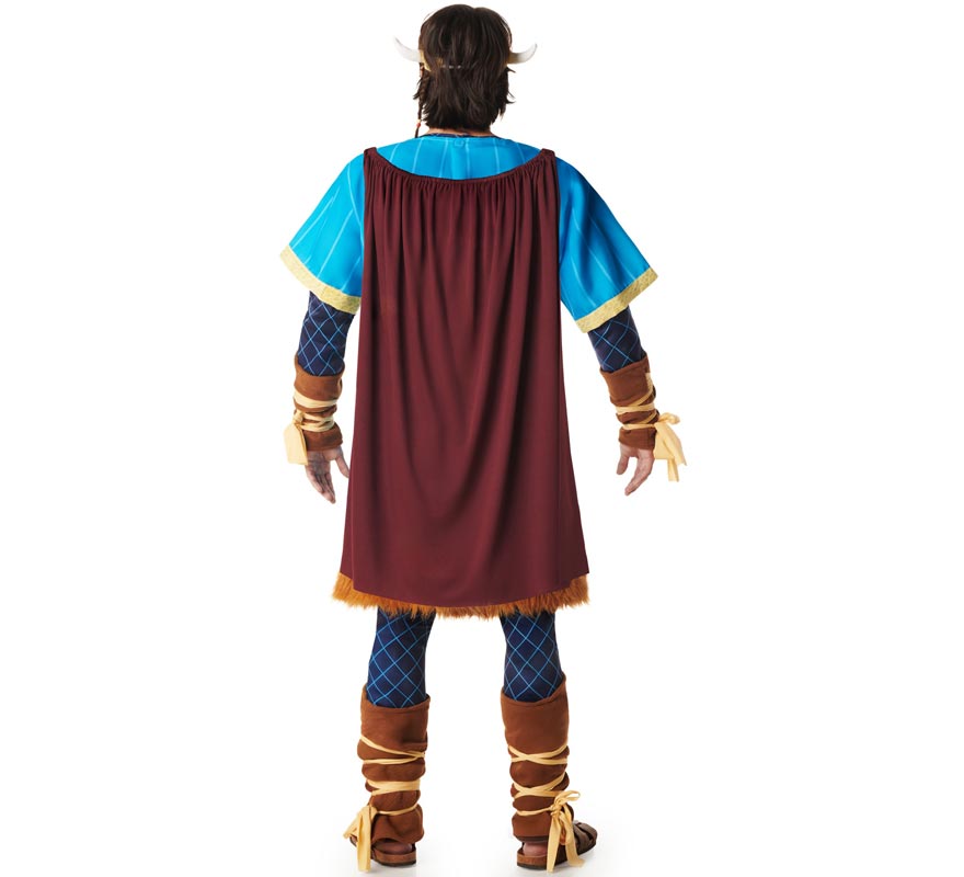Fato Viking Azul com Capa para Homem-B
