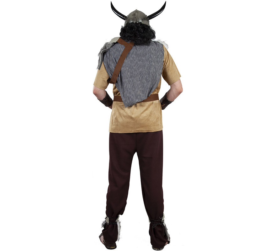Disfraz de Vikingo Gris para hombre-B