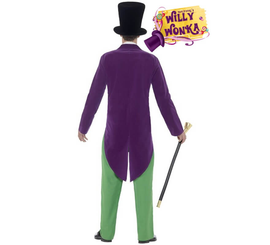 Disfraz de Willy Wonka de Roald Dahl para hombre-B