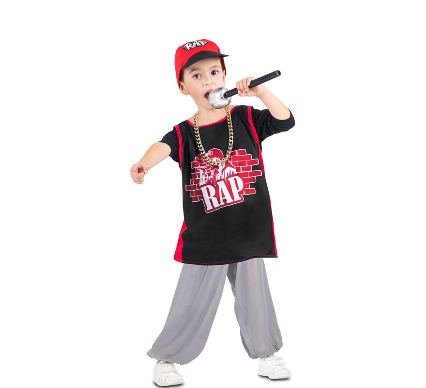 I Wanna Be a Rapper Kostüm für Kinder-B