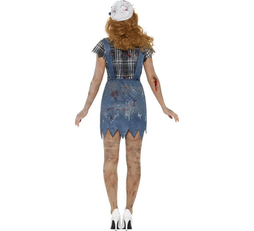 Zombie Kostüm mit Rippen für Damen-B