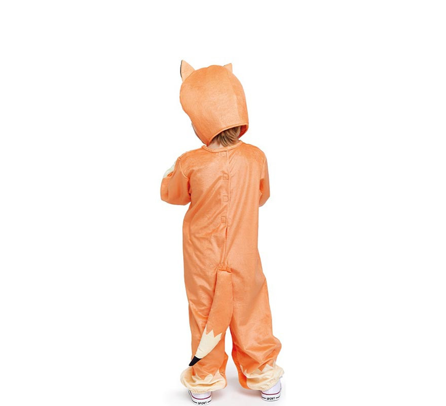 Orange Fox costume with hat for baby-B