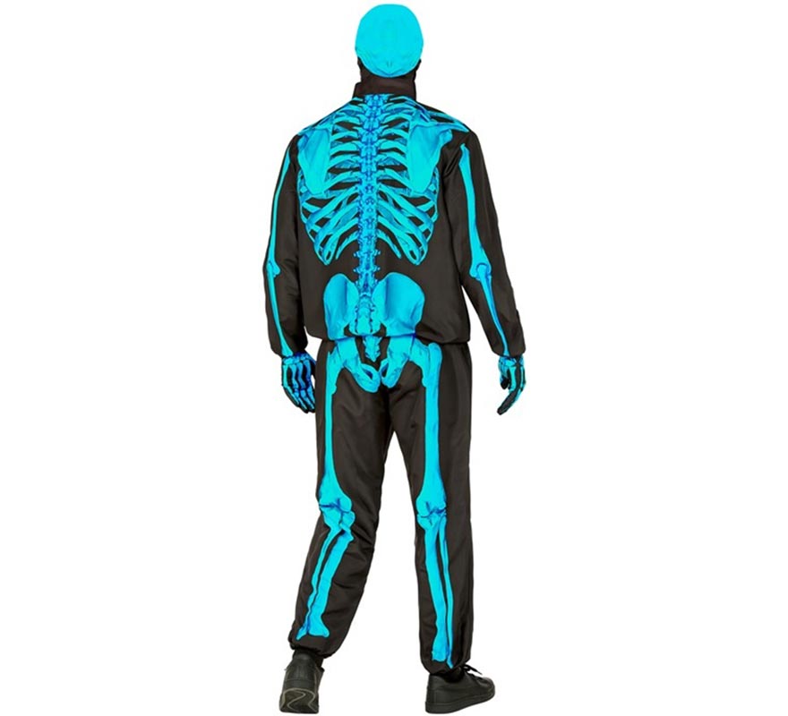 Disfraz Express de Esqueleto Fluorescente para hombre-B