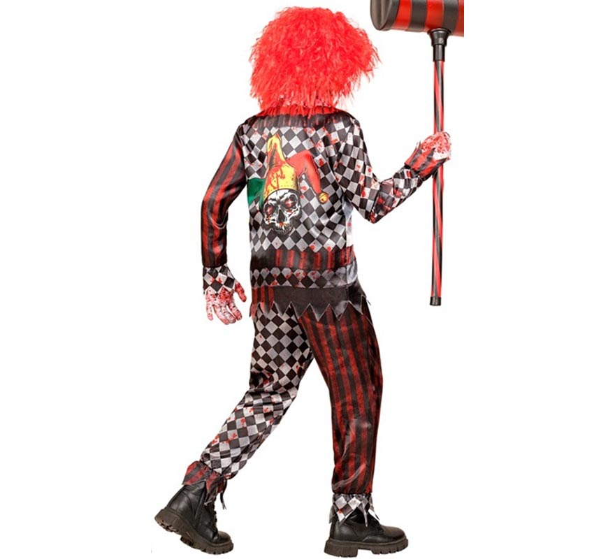 Disfraz Express de Payaso Malvado para niño-B