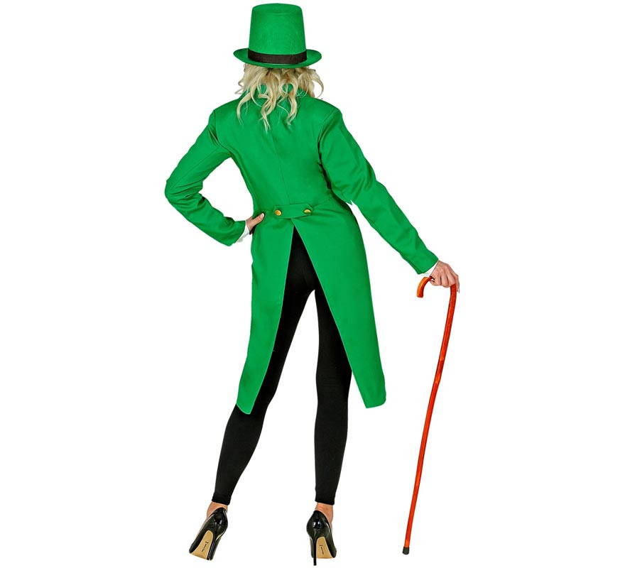 Disfraz o Abrigo de Día de San Patrick verde para mujer-B