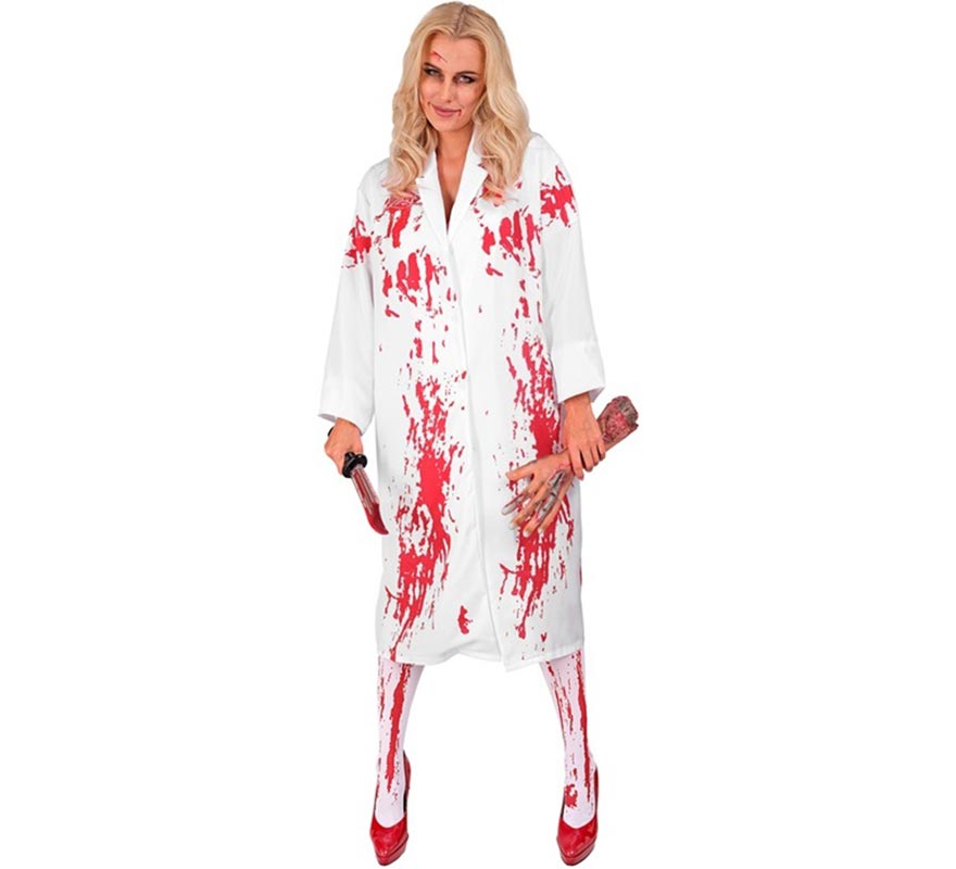 Bloody Doctor Costume or Gown for Adults-B