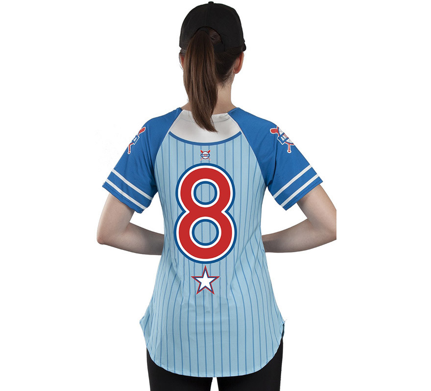Disfraz o Camiseta Béisbol para mujer-B