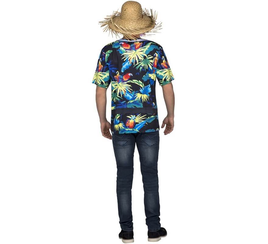 Camicia da uomo hawaiana per uomo-B