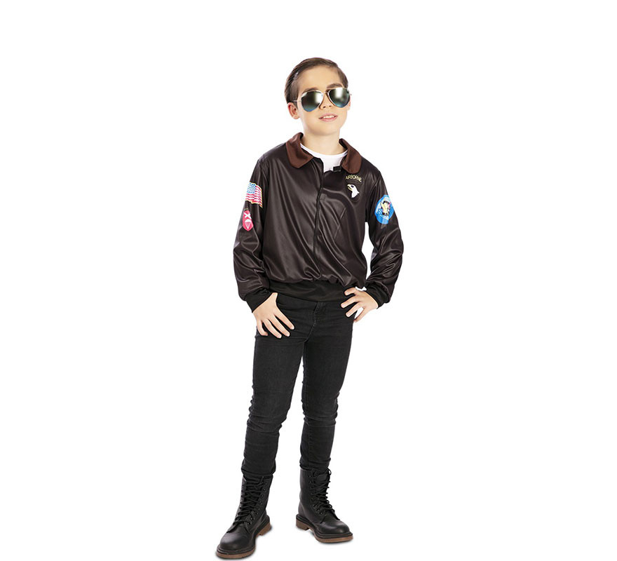 Costume o giacca da aviatore per bambini-B