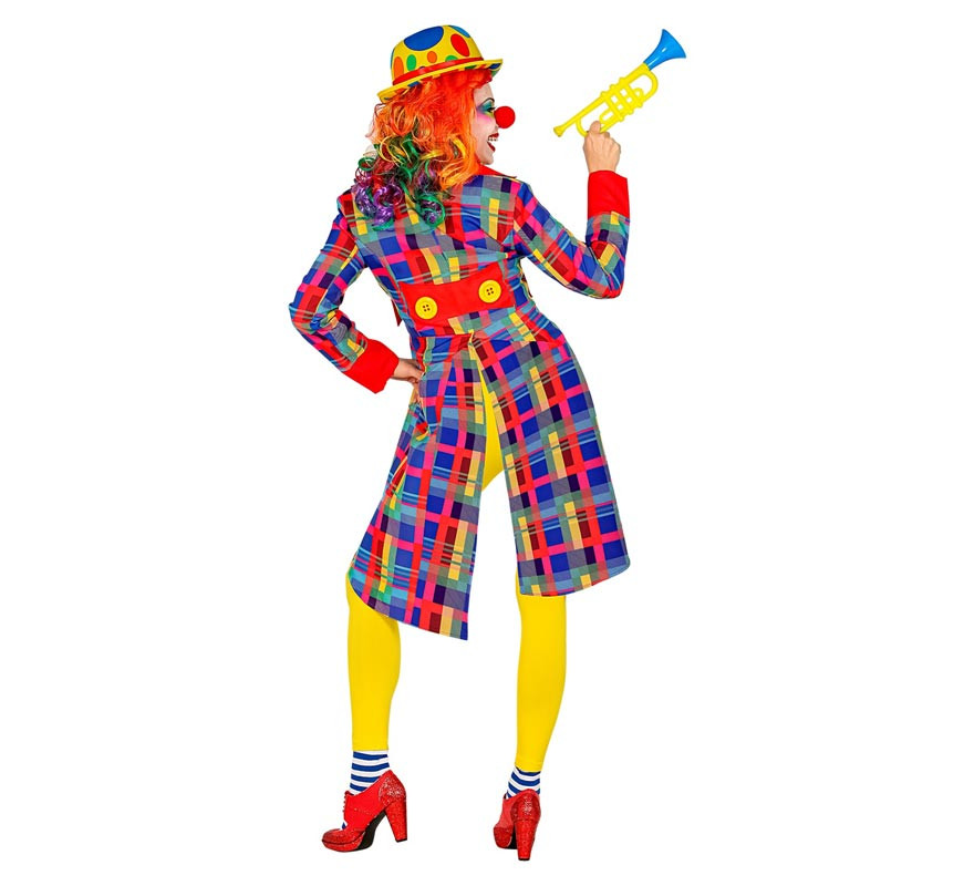 Costume ou veste de clown à carreaux pour femme-B