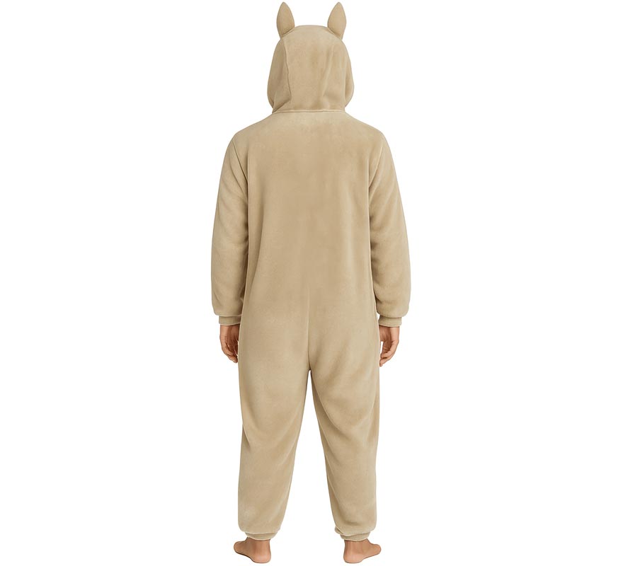 Disfraz o Pijama de Monstruo Lulú beige para mujer-B