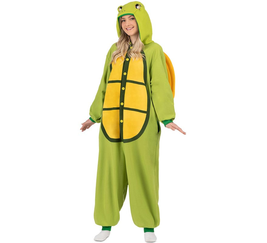 Adult Turtle Costume or Pajamas with Hood and Tail-B