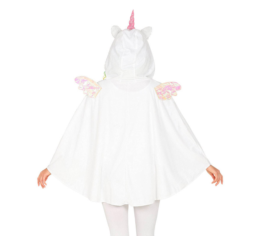 Costume da unicorno con cappuccio per adulto o poncho-B