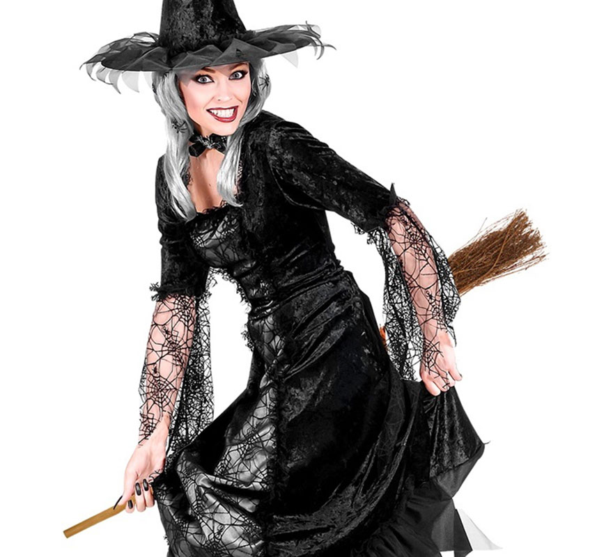 Vassoura de bruxa de 107 cm de comprimento-B