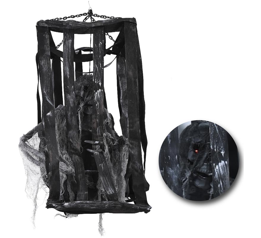 Animated Imprisoned Skeleton 45.5x45.5x115 cm-B