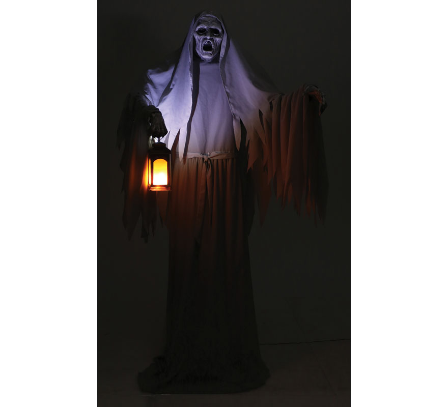 Fantasma assustador com luz, som e movimento de 2,15 m-B Fantasma assustador com luz, som e movimento de 2,15 m-B
