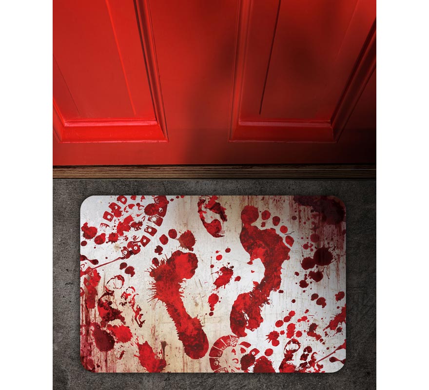 Bloody Footprints Doormat 60x40 cm-B