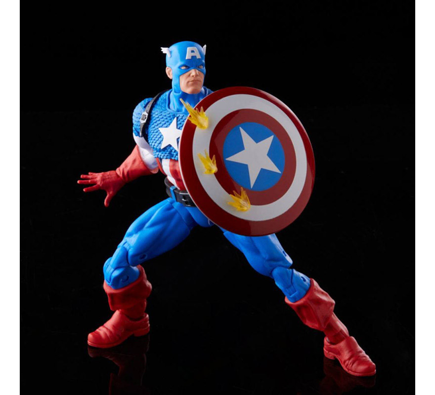 Figura Capitão América Marvel Legends 20º Aniversário 15 cm-B