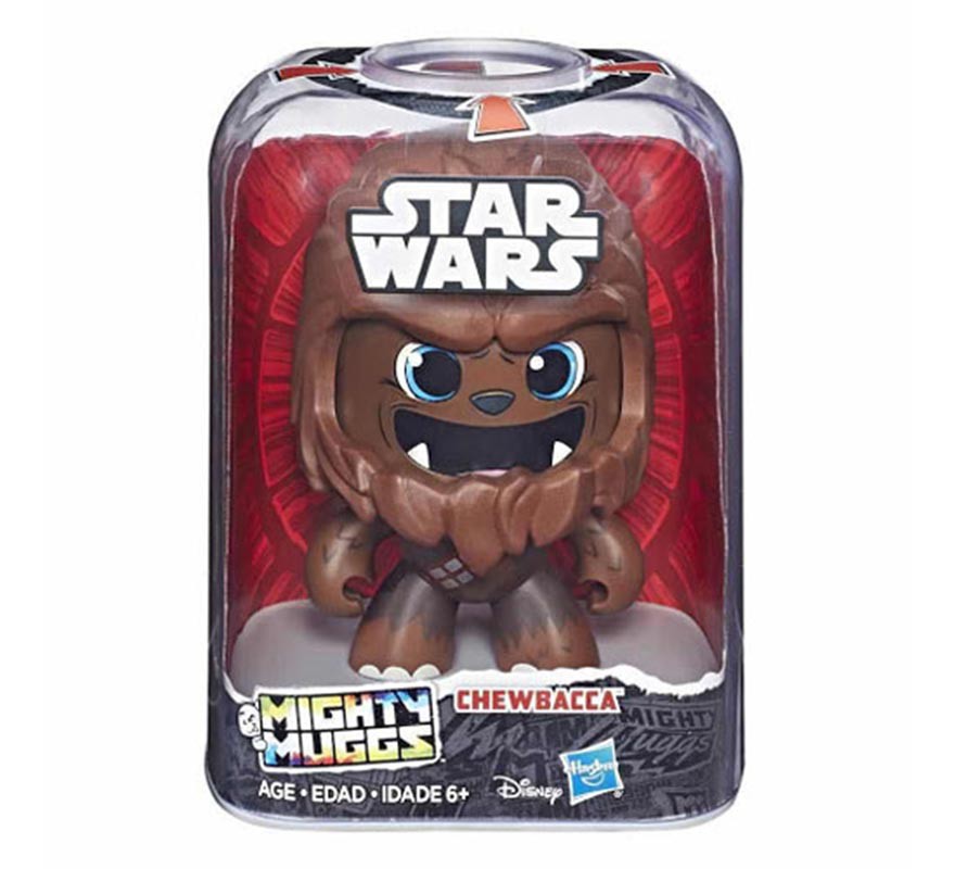 Figura Mighty Muggs Chewbacca de Star Wars de 9 cm-B