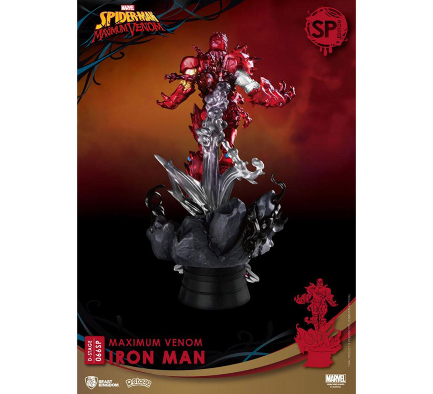 Figura D-Stage Maximum Venom Iron Man 16 cm-B
