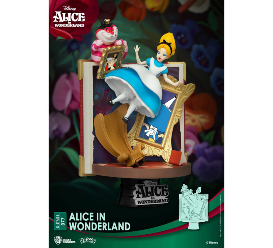 Figura Diorama D-Stage Alice no País das Maravilhas 15 cm-B